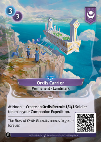 Ordis Carrier (BTG-148-F) (PHYSICAL)