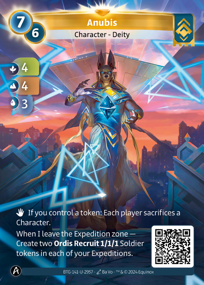 Anubis (BTG-141-U-2957) (PHYSICAL) (KS ALT ART) (UNIQUE) (FOIL)