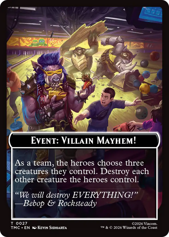 Event: Villain Mayhem! [Teenage Mutant Ninja Turtles Commander Tokens]