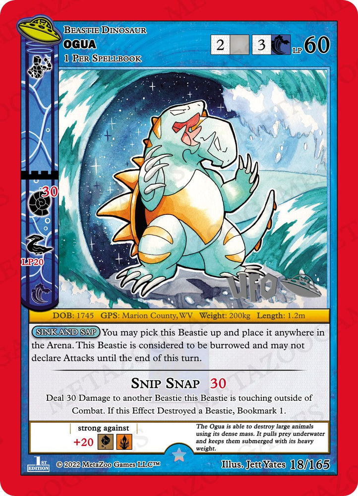 Ogua [Cryptid Nation: UFO First Edition Spoiler Pack]