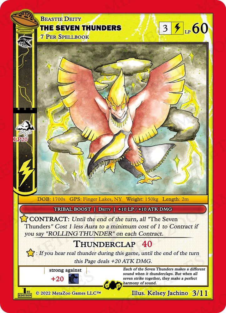 The Seven Thunders [Cryptid Nation: UFO First Edition Tribal Theme Decks]