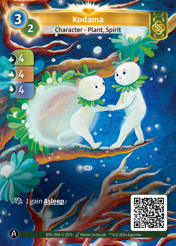 Kodama (BTG-098-U-3371) (DIGITAL) (KS ALT ART) (UNIQUE) (FOIL)