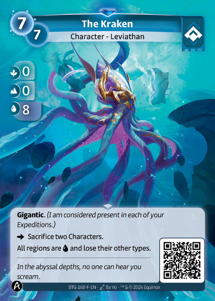 The Kraken (BTG-168-F) (PHYSICAL) (KS ALT ART)