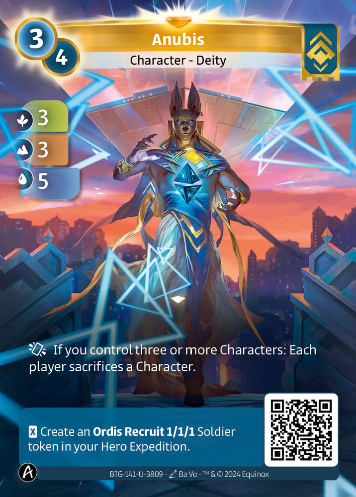 Anubis (BTG-141-U-3809) (PHYSICAL) (KS ALT ART) (UNIQUE) (FOIL)