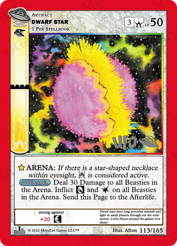 Dwarf Star [Cryptid Nation: UFO First Edition Spoiler Pack]
