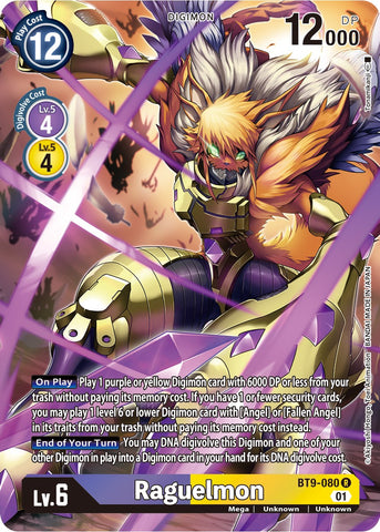 Raguelmon [BT9-080] (Alternate Art) [X Record]