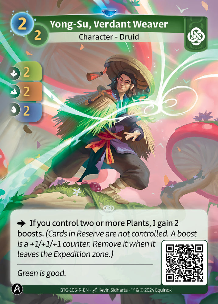 Yong-Su, Verdant Weaver (BTG-106-R) (PHYSICAL)