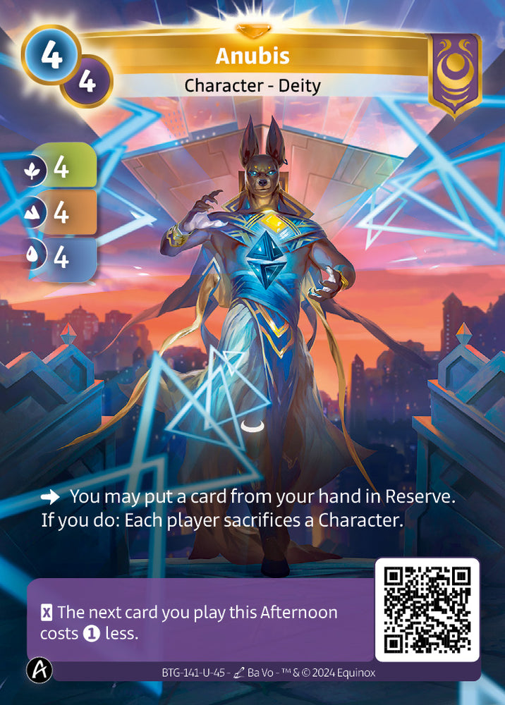 Anubis (BTG-141-U-45) (DIGITAL) (KS ALT ART) (UNIQUE) (FOIL)