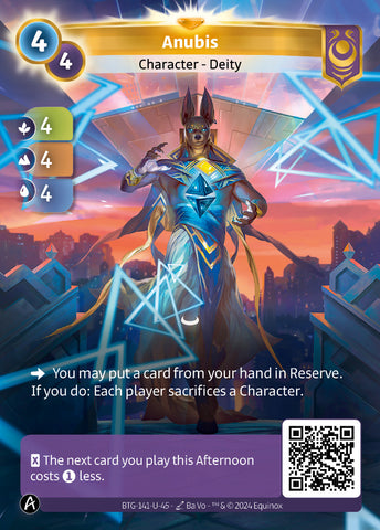 Anubis (BTG-141-U-45) (DIGITAL) (KS ALT ART) (UNIQUE) (FOIL)