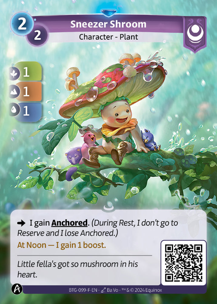 Sneezer Shroom (BTG-099-F) (PHYSICAL) (KS ALT ART)