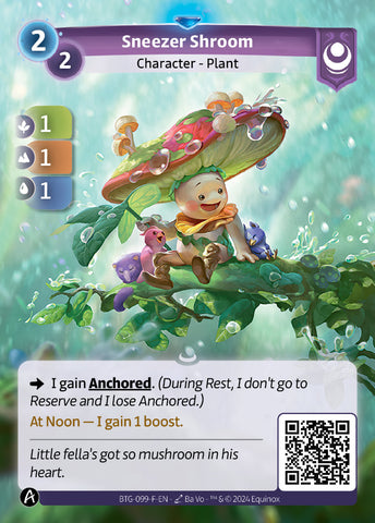 Sneezer Shroom (BTG-099-F) (PHYSICAL) (KS ALT ART)