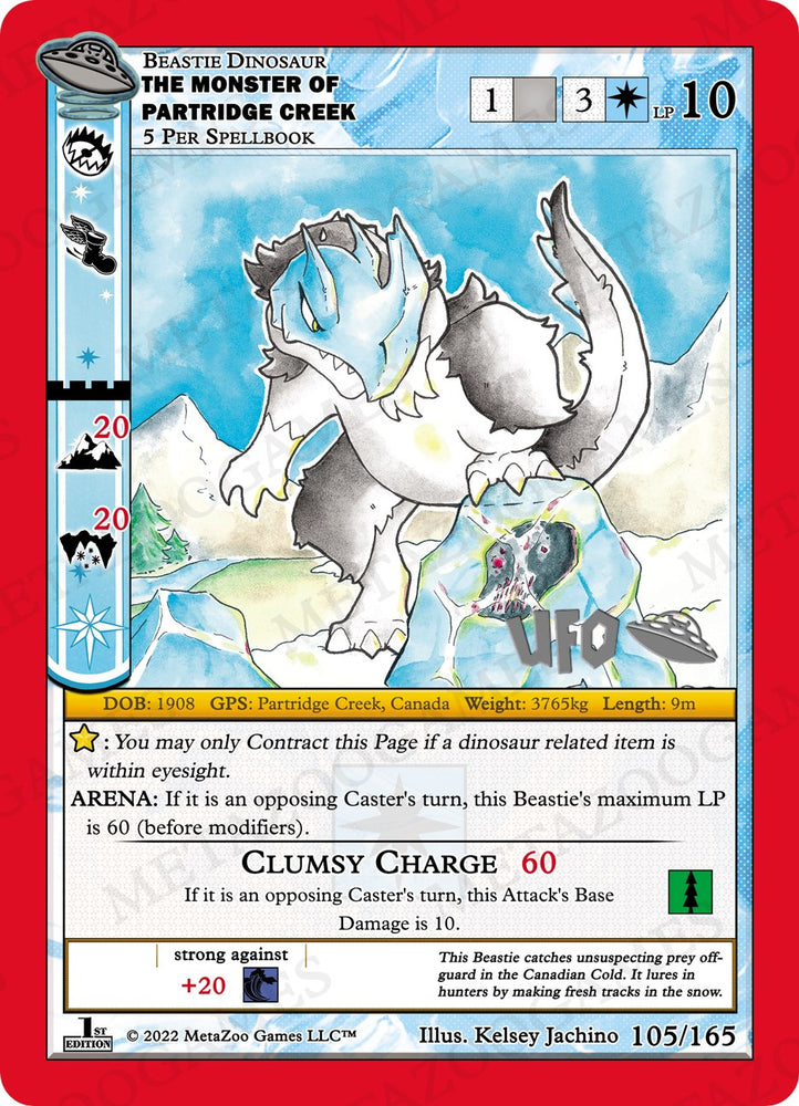 The Monster of Partridge Creek [Cryptid Nation: UFO First Edition Spoiler Pack]