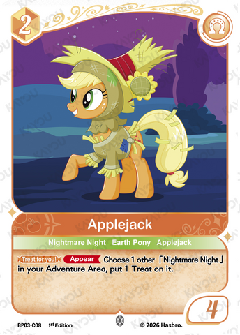 Applejack (BP03-C08) [Nightmare Night]