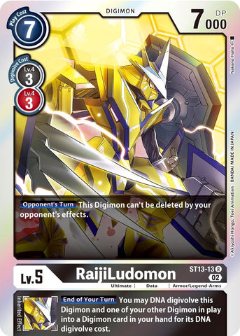 RaijiLudomon [ST13-13] [Starter Deck: Ragnaloardmon]