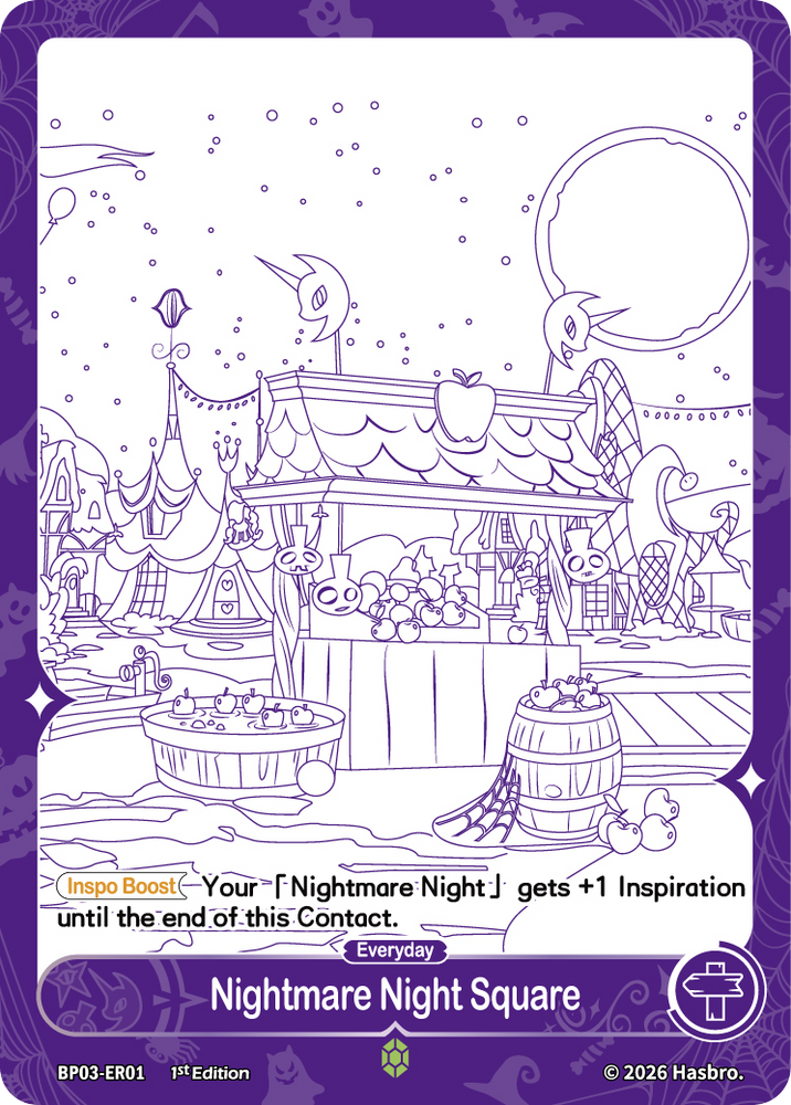 Nightmare Night Square (BP03-ER01-B Center) [Nightmare Night]