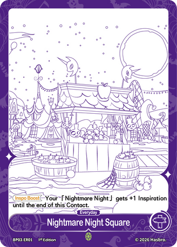 Nightmare Night Square (BP03-ER01-B Center) [Nightmare Night]
