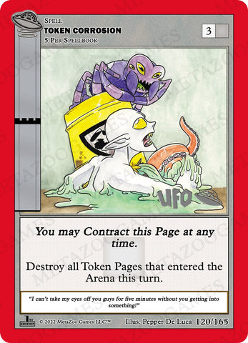 Token Corrosion [Cryptid Nation: UFO First Edition Spoiler Pack]