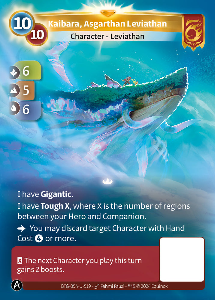 Kaibara, Asgarthan Leviathan (BTG-054-U-519) (PHYSICAL) UNIQUE