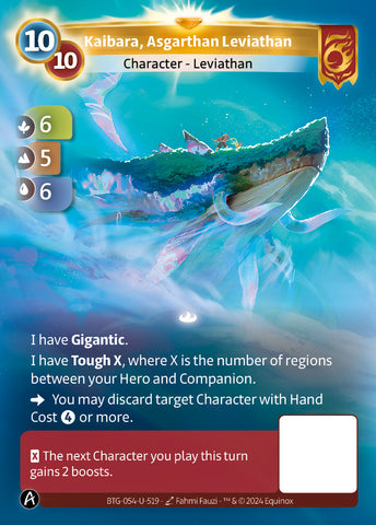 Kaibara, Asgarthan Leviathan (BTG-054-U-519) (PHYSICAL) UNIQUE