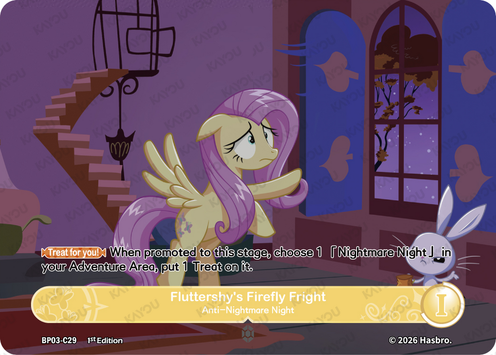 Fluttershy's Firefly Fright (BP03-C29) [Nightmare Night]
