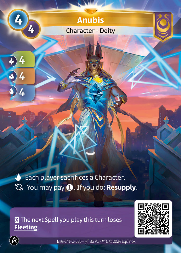 Anubis (BTG-141-U-585) (DIGITAL) (KS ALT ART) (UNIQUE) (FOIL)