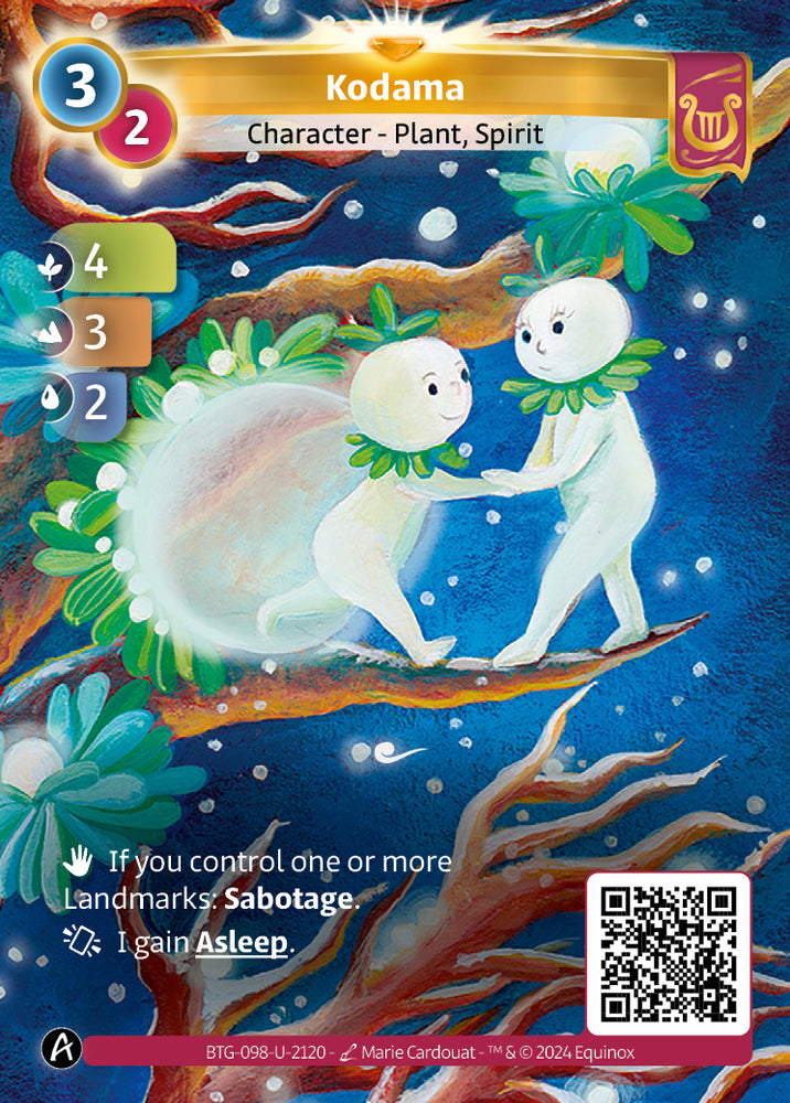 Kodama (BTG-098-U-2120) (DIGITAL) (KS ALT ART) (UNIQUE) (FOIL)