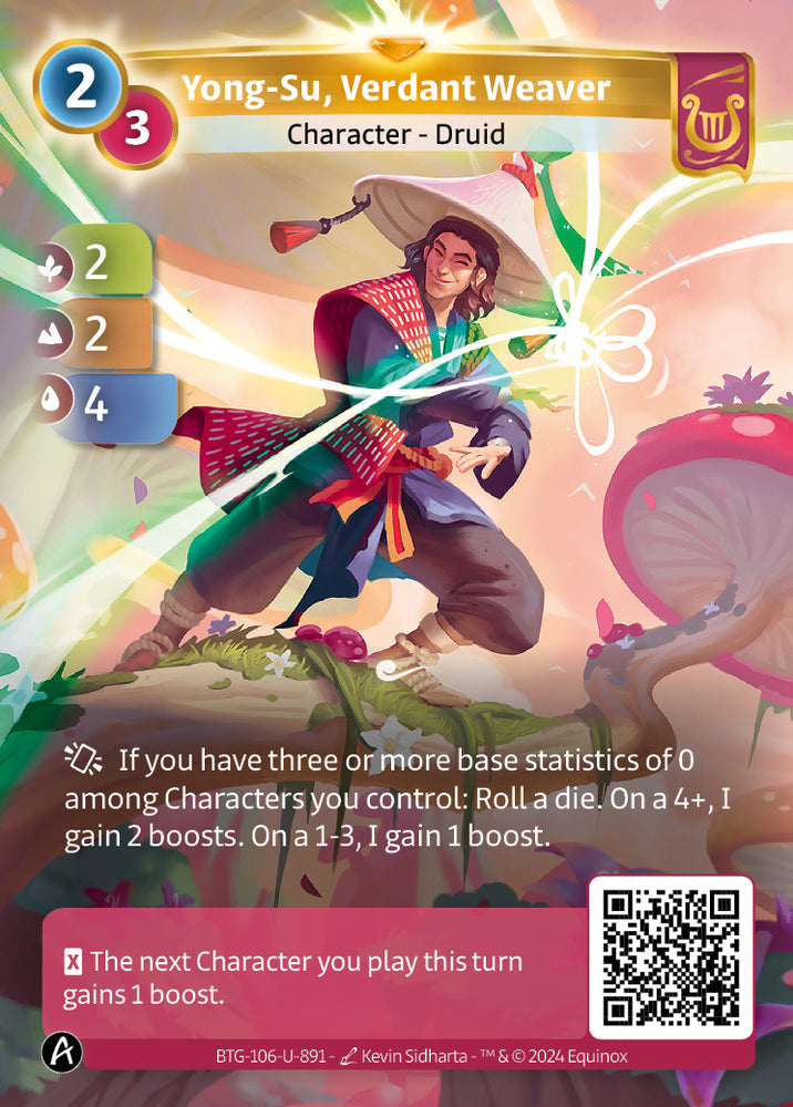 Yong-Su, Verdant Weaver (BTG-106-U-891) (PHYSICAL) (UNIQUE)