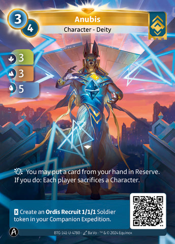 Anubis (BTG-141-U-4780) (DIGITAL) (KS ALT ART) (UNIQUE) (FOIL)