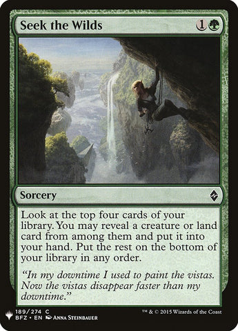 Seek the Wilds [Mystery Booster]