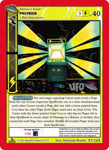 Polybius [Cryptid Nation: UFO First Edition Spoiler Pack]