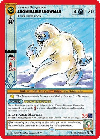 Abominable Snowman [Holiday Promos 2020]