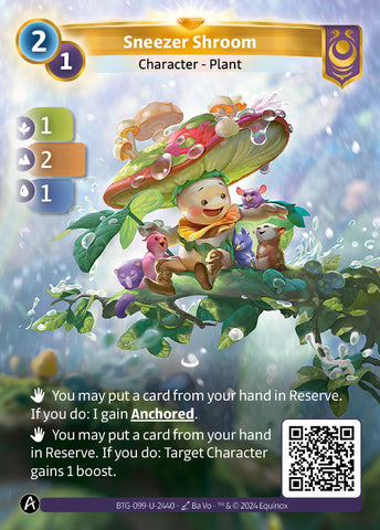 Sneezer Shroom (BTG-099-U-2440) (DIGITAL) (KS ALT ART) (UNIQUE) (FOIL)