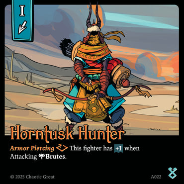 Horntusk Hunter (A022) [Auroxi Expansion, Marvorren Expansion]