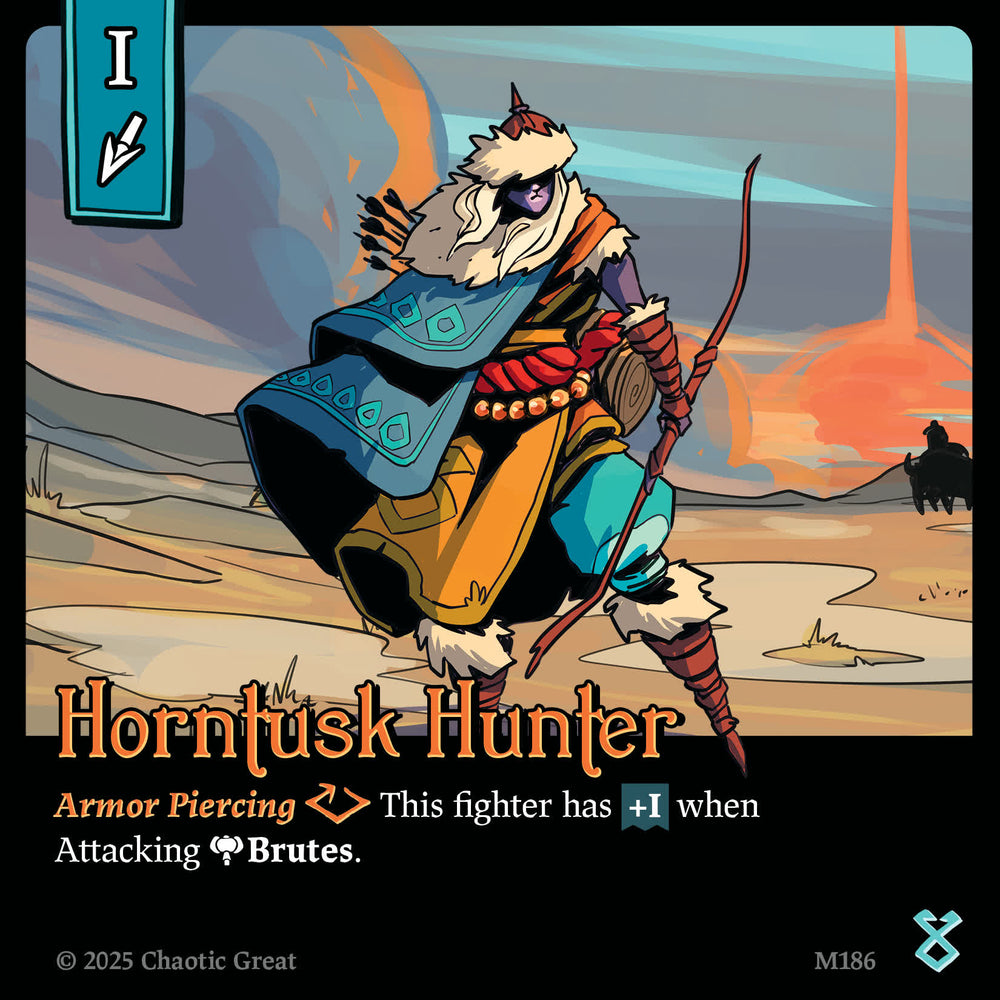 Horntusk Hunter (M186) [Auroxi Expansion, Marvorren Expansion]