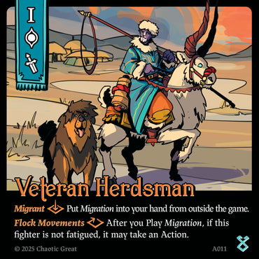 Veteran Herdsman (A011) [Auroxi Expansion]