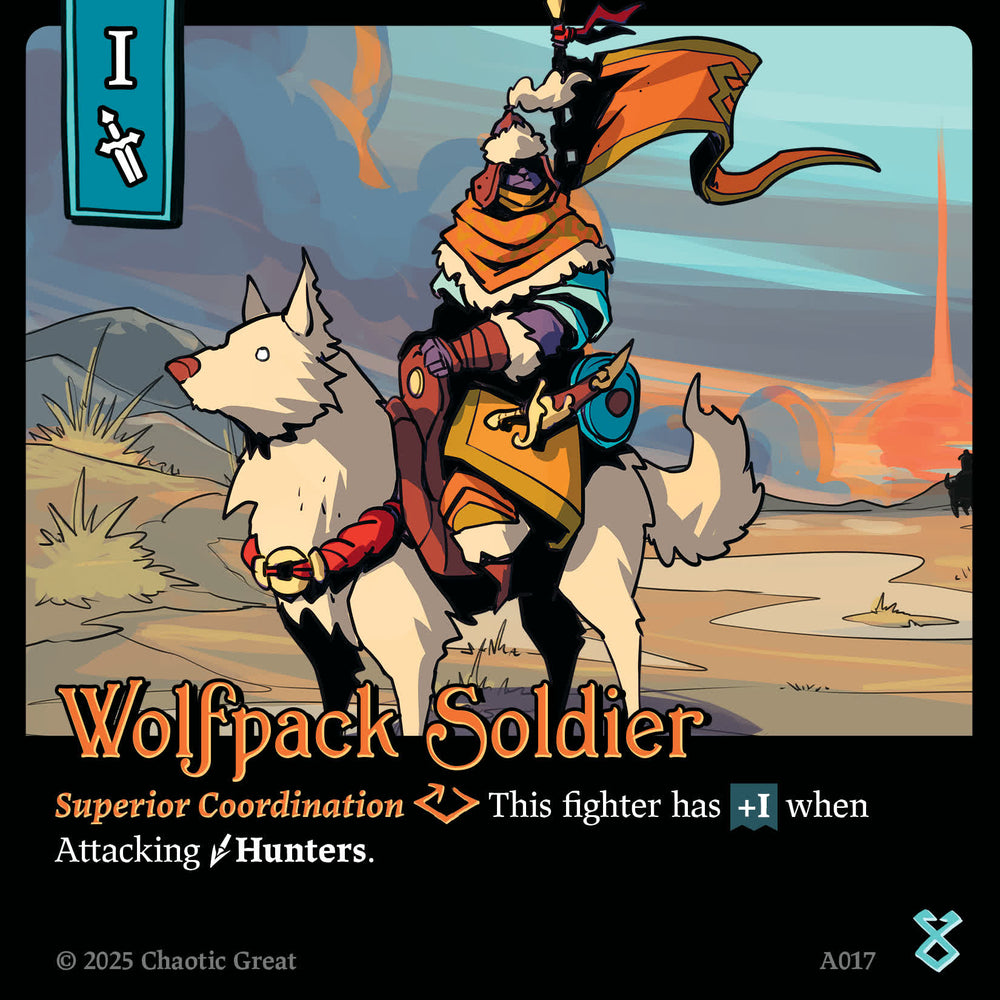 Wolfpack Soldier (A017) [Auroxi Expansion, Marvorren Expansion]