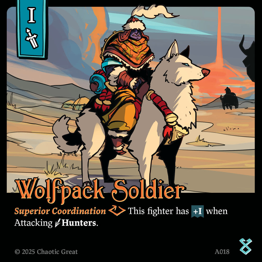 Wolfpack Soldier (A018) [Auroxi Expansion, Marvorren Expansion]