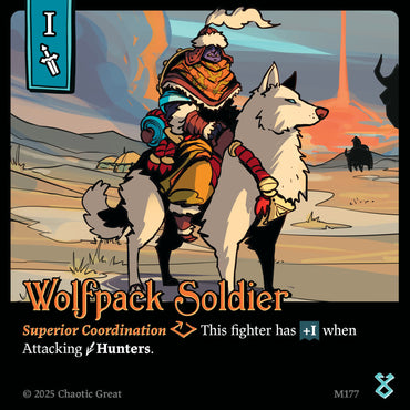 Wolfpack Soldier (M177) [Auroxi Expansion, Marvorren Expansion]