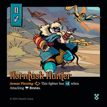 Horntusk Hunter [Auroxi Expansion, Marvorren Expansion]