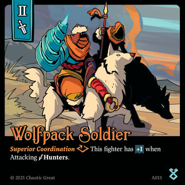 Wolfpack Soldier (A015) [Auroxi Expansion, Marvorren Expansion]