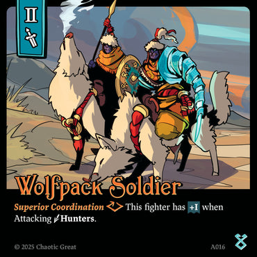 Wolfpack Soldier (A016) [Auroxi Expansion, Marvorren Expansion]