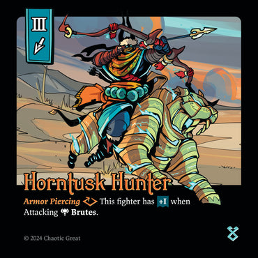 Horntusk Hunter [Auroxi Expansion, Marvorren Expansion]