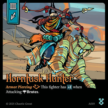 Horntusk Hunter (A019) [Auroxi Expansion, Marvorren Expansion]