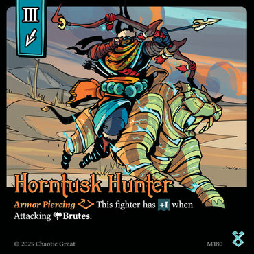 Horntusk Hunter (M180) [Auroxi Expansion, Marvorren Expansion]