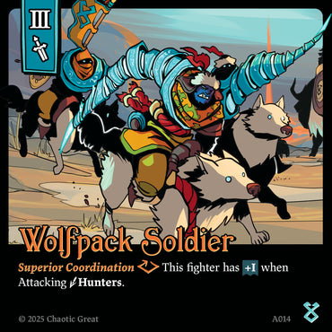 Wolfpack Soldier (A014) [Auroxi Expansion, Marvorren Expansion]