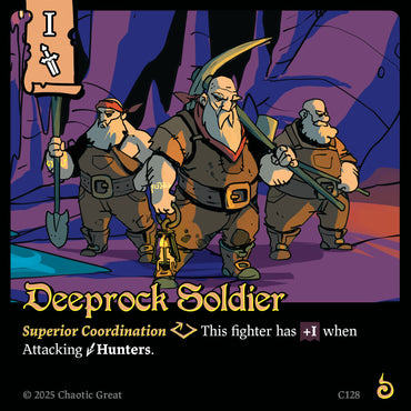 Deeprock Soldier (C128) [Base Set]