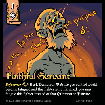 Faithful Servant (GMW173/189) [Base Set]