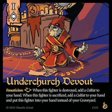 Underchurch Devout (C122) [Base Set]