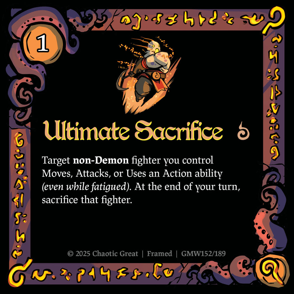 Ultimate Sacrifice (GMW152/189) [Base Set]