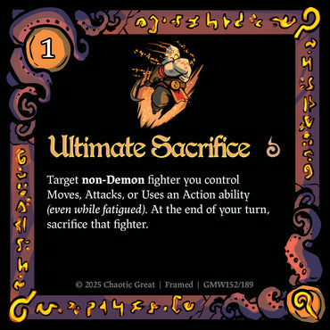 Ultimate Sacrifice (GMW152/189) [Base Set]